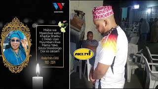 TAZAMA HAJI MANARA, ESMA PLATNUMZ, IDRISS KITAA NA AALIYAH KWENYE MSIBA WA DIDA SHAIBU WA WASAFI