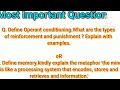 foundation of psychology unit 2 🔥most important question s 🚨 ba 1st semester psychology_questions