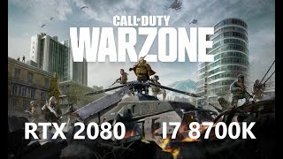 Call of Duty warzone RTX 2080 / i7 8700k / 1080p / MAX SETTINGS