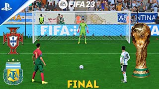 EA SPORTS FC PORTUGAL VS ARGENTINA FIFA 23 PENALTY SHOOTOUT WORLD CUP FINAL 4K