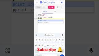 #python program to print name and age#programming#language#shorts#subscribe#coding