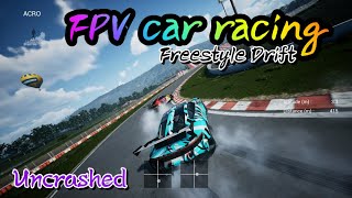 FPV 시뮬레이터 언크래쉬드│Car Racing Freestyle Drift│RATE 설정│Uncrashed Simulator