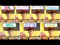 Toy Story 3 (2010) DS vs PSP vs PS2 vs PC vs Wii vs PS3 vs XBOX 360 [ Full Comparison! ]