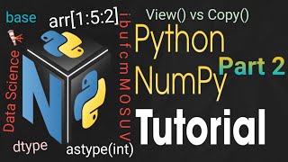 #59 Python Data Science Numpy - Part 2 | Tek Solutions | #datascience| #teksolutions #numpy