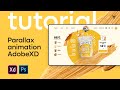 Adobe XD Animation Tutorial - Parallax Effect for Website Design.