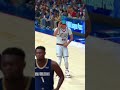 パスフェイクが速すぎてディフェンスが釣られる nba2k25 shorts