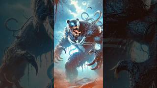 🐻🔥 Venom Hybrids: Bear, Monkey \u0026 Fox! 😈⚡ | Ultimate Creature Fusion #shorts #trending #venom #short