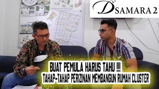 PENTING !!! TAHAP PERIZINAN UNTUK RUMAH CLUSTER (PART 1)