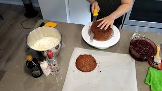 Blackforest cake making pt1