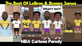 How LeBron got Bronny to the Lakers Cartoon Parody. The Best of Pa-Pah \u0026 Son.