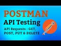 Postman Tutorial: API Requests GET, POST, PUT, DELETE (CRUD) Operation Part-03
