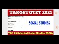 social studies top 25 selected mcqs target otet exam 2021 by cine tv odisha