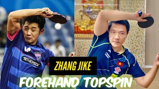 Forehand Topspin Technique Guide by Legend of Zhang Jike | Tutorial