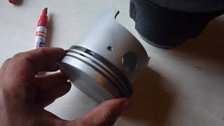 VW BEETLE 1600 CC ENGINE PISTON AND RINGS REPLACEMENT VIDEO 2