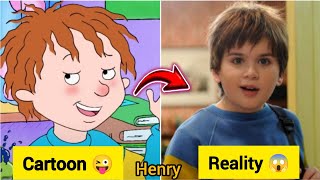 Horrid henry characters in real life 😱||#cartoon