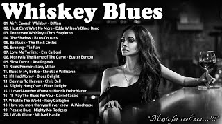 Whiskey Blues Music Playlist - 4 Hour To Relaxing With Blues Music - Relaxing Blues Music In The Bar