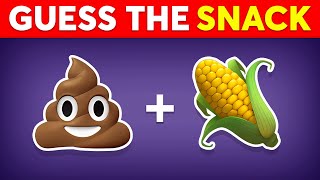 Guess The SNACK by Emoji? 🍟 Monkey Quiz