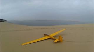 1er vol du LUNAK sur la dune du pyla