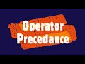 PYTHON - Operator Precedence