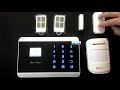 setup video for kerui company alarm gsm and pstn based（telephone line）8218g español alarm system