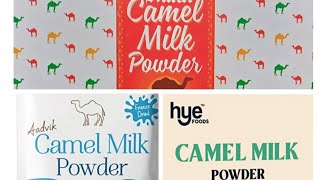 Camel 🐪🐫 Milk Powder/Amul Camel milk powder full review /Cow milk \u0026 Camel Milk