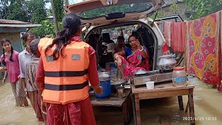 Cachar DC Madam visit diff. part of Silchar \u0026 urban area with relief team