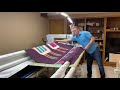 loading a quilt burrito method