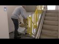 How to use a temporary stairlift? Stairlift rental instruction video - RECO Lift Solutions