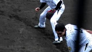 2012.5.26阪神鳴尾浜球場内野上本・黒瀬・一二三・穴田