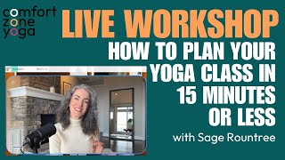 How to Plan Your Yoga Class in 15 Minutes (Stop Spending Hours Every Week!) | Live Workshop
