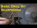 Basic drill sharpening Basic drill sharpening