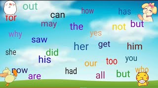 Sight words  | Meet the sight words level 2 | Three letters sight words | Sight words kindergarden