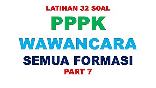 LATIHAN SOAL PPPK WAWANCARA PART 7