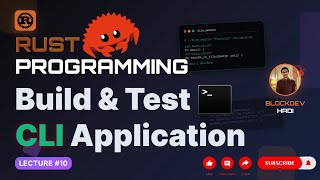 🦀 Master Rust Programming #10 | Build & Test CLI Application | Unit & Integration Tests TDD 🚀