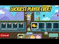 Top 10 Luckiest Growtopia Player OMG!!