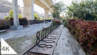 【4K】Walking along 綠空鐵道1908, that utilizes the remains of the railway tracks - Taiwan