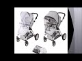 tectake 2 en 1 silla de paseo aluminio coches carritos para bebes