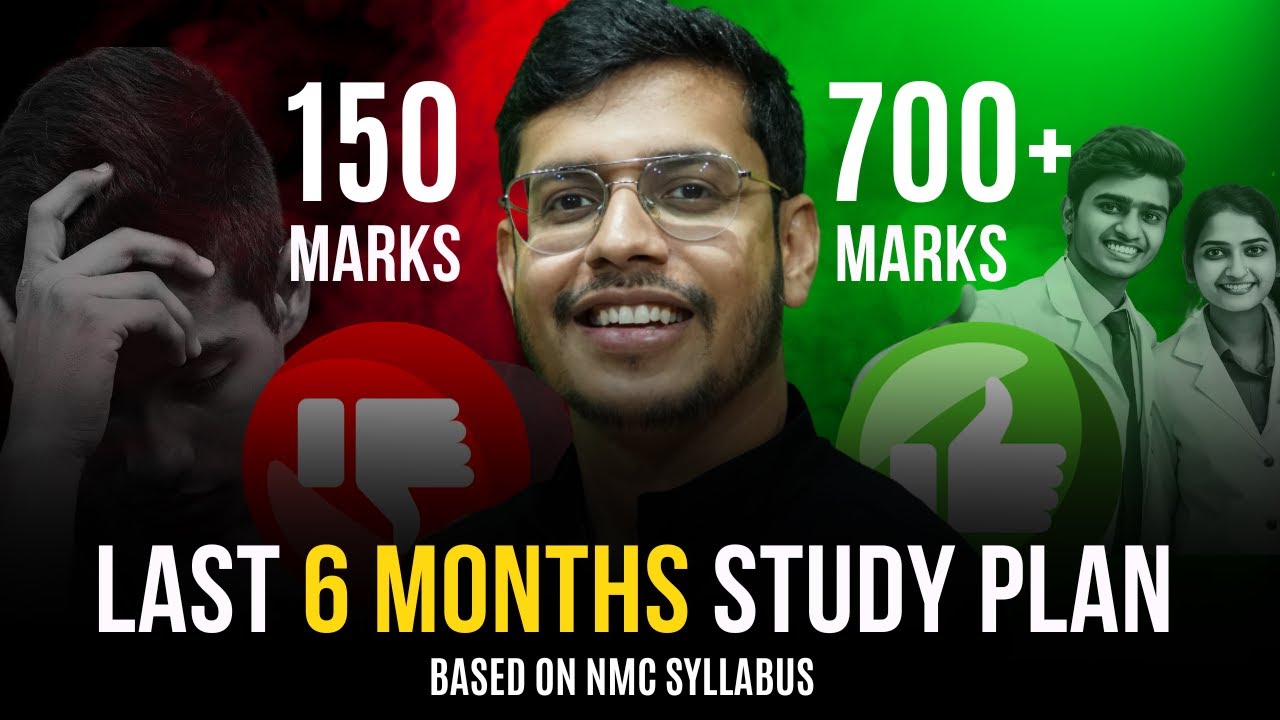 Last 6 Months Study Plan Based On NMC Syllabus | NEET 2024 | Target 700 ...