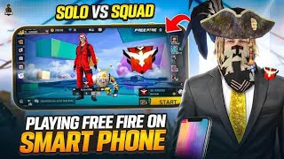 Solo Vs Squad Rank Push in free fire live stream || Land Of Gaming ||