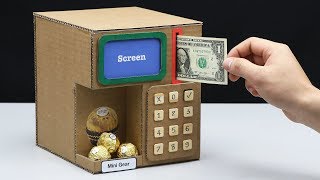 How to Make CHOCOLATE Vending Machine with Money Saving