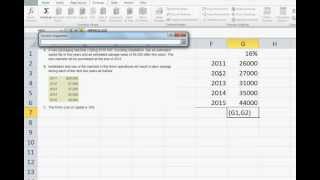 ACG3024 Ch 16 Net Present Value Calculation (NPV) using E...