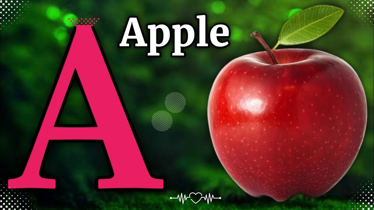 Apple | A For Apple | A For Apple B For Ball | Alphabets | Phonics Song ...