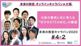 「未来の教室」キャラバン2020#4 / 「未来の教室」オンラインキャラバン×大阪～大阪の事例と共に考える「学びのSTEAM化」の展望～ (2/3 - 「未来の教室」のSTEAMの取り組み)