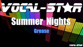 Grease - Summer Nights (Karaoke Version) with Lyrics HD Vocal-Star Karaoke