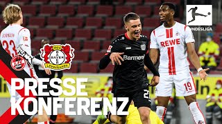 Deutlicher Derbysieg - Werkself behauptet Spitze | 1. FC Köln vs. Bayer 04 Leverkusen 0:4 | PK
