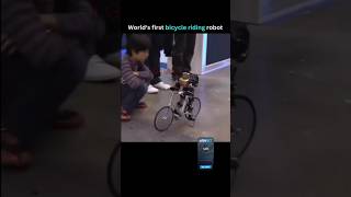 First bicycle riding robot 🤖