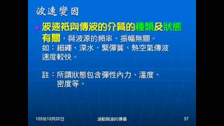 103學年國二理化 波動07：波速公式與變因