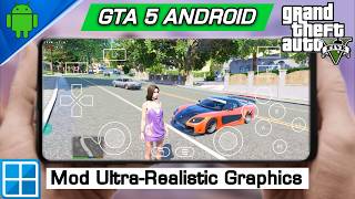 GTA 5 ON MOBILE ANDROID OFFLINE MOD PACK Ultra-Realistic Graphics & 34 Cars Added WINLATOR