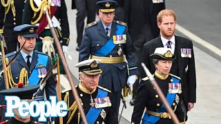 Why Not All Members of the Royal Family Wore Military Uniforms to Queen Elizabeth's Funeral | PEOPLE