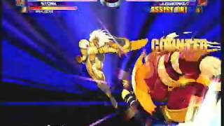 MvC2: Juggernaut 2x Headcrush Combo by Negiokun